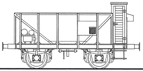 Ferro Train 850-451 - Austrian ÖBB Zm 861 111 2ax Erwagen Br.haus ,Scheib